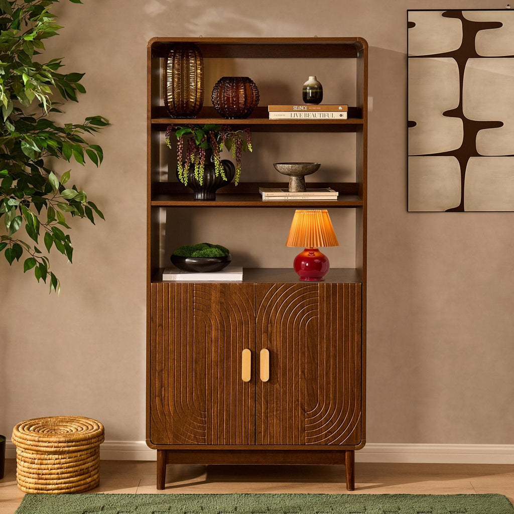 Dusklia - Marnie Bookshelf - Walnut