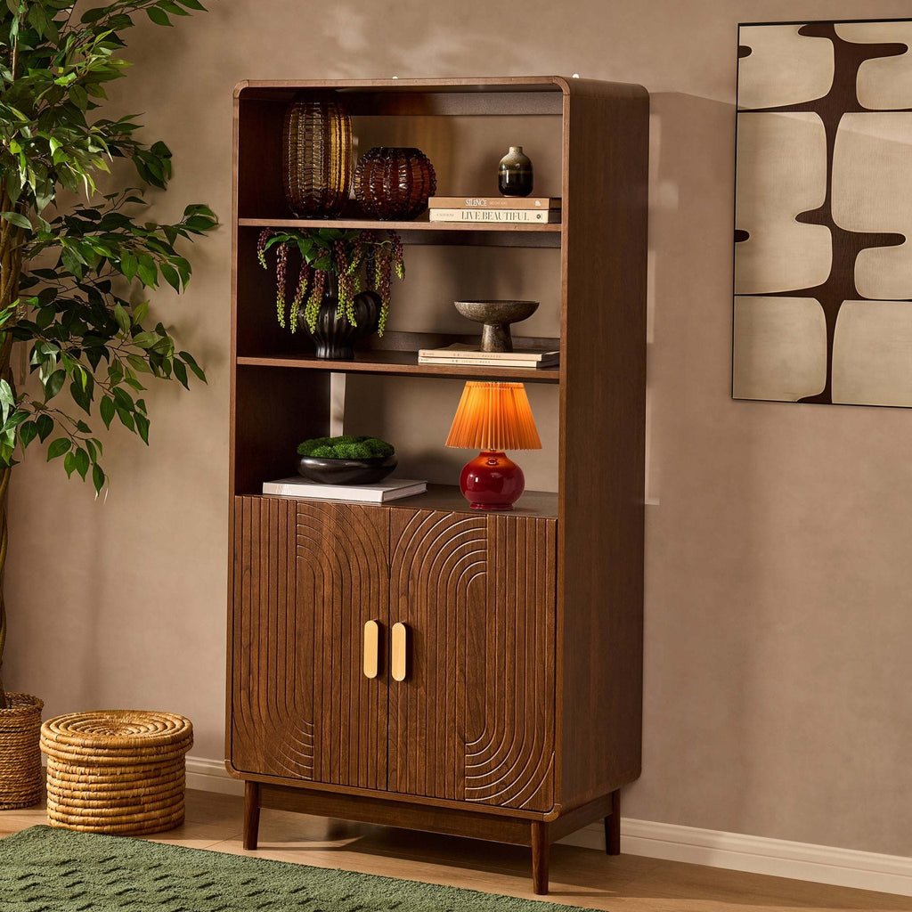 Dusklia - Marnie Bookshelf - Walnut