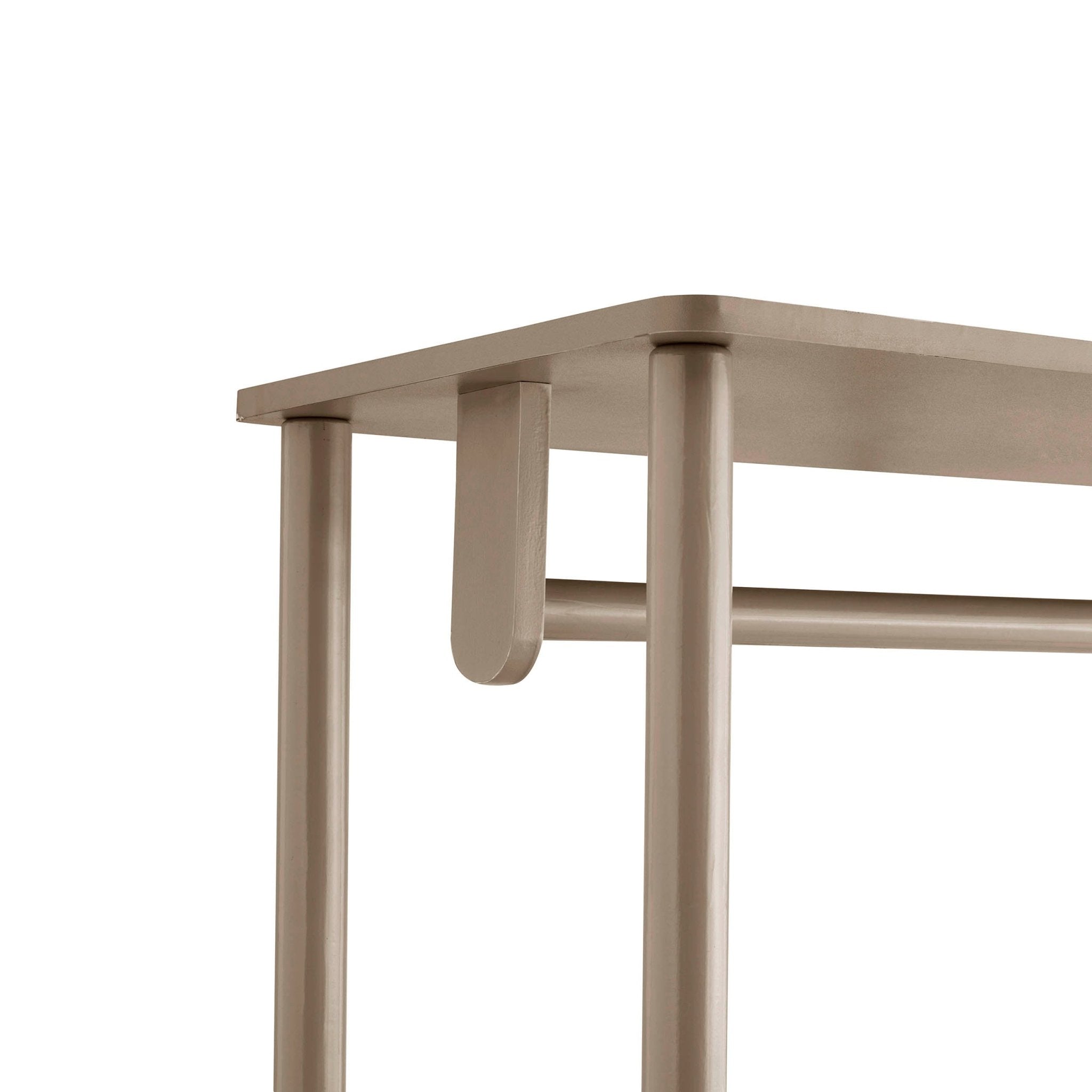 Dusklia - Marnie Clothes Rail With Drawers - Taupe