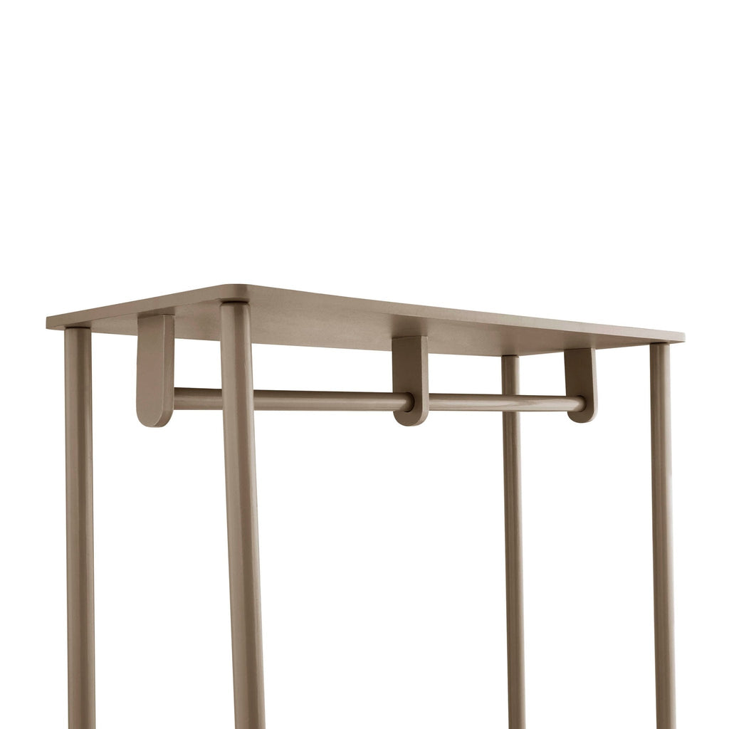 Dusklia - Marnie Clothes Rail With Drawers - Taupe
