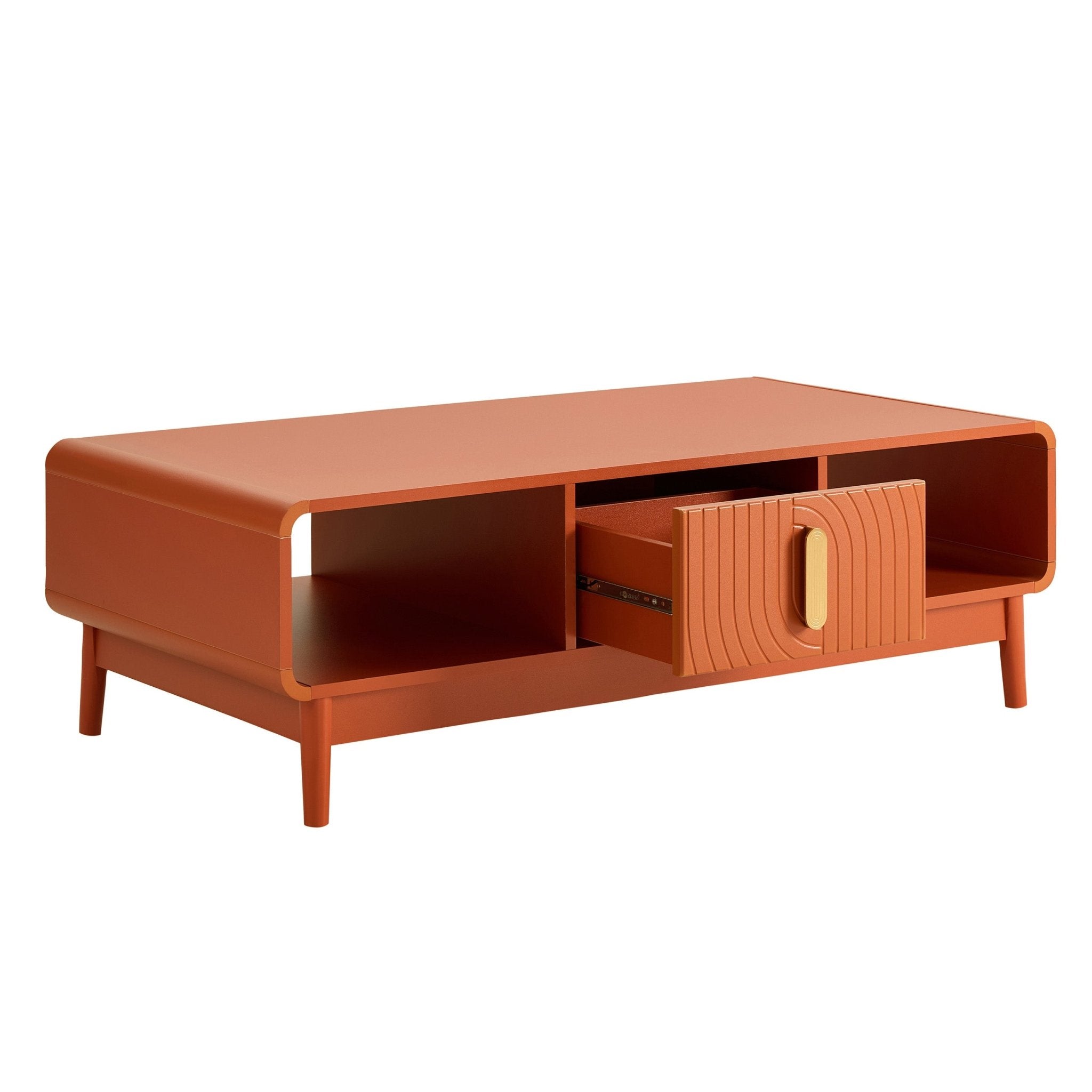 Dusklia - Marnie Coffee Table - Burnt Orange