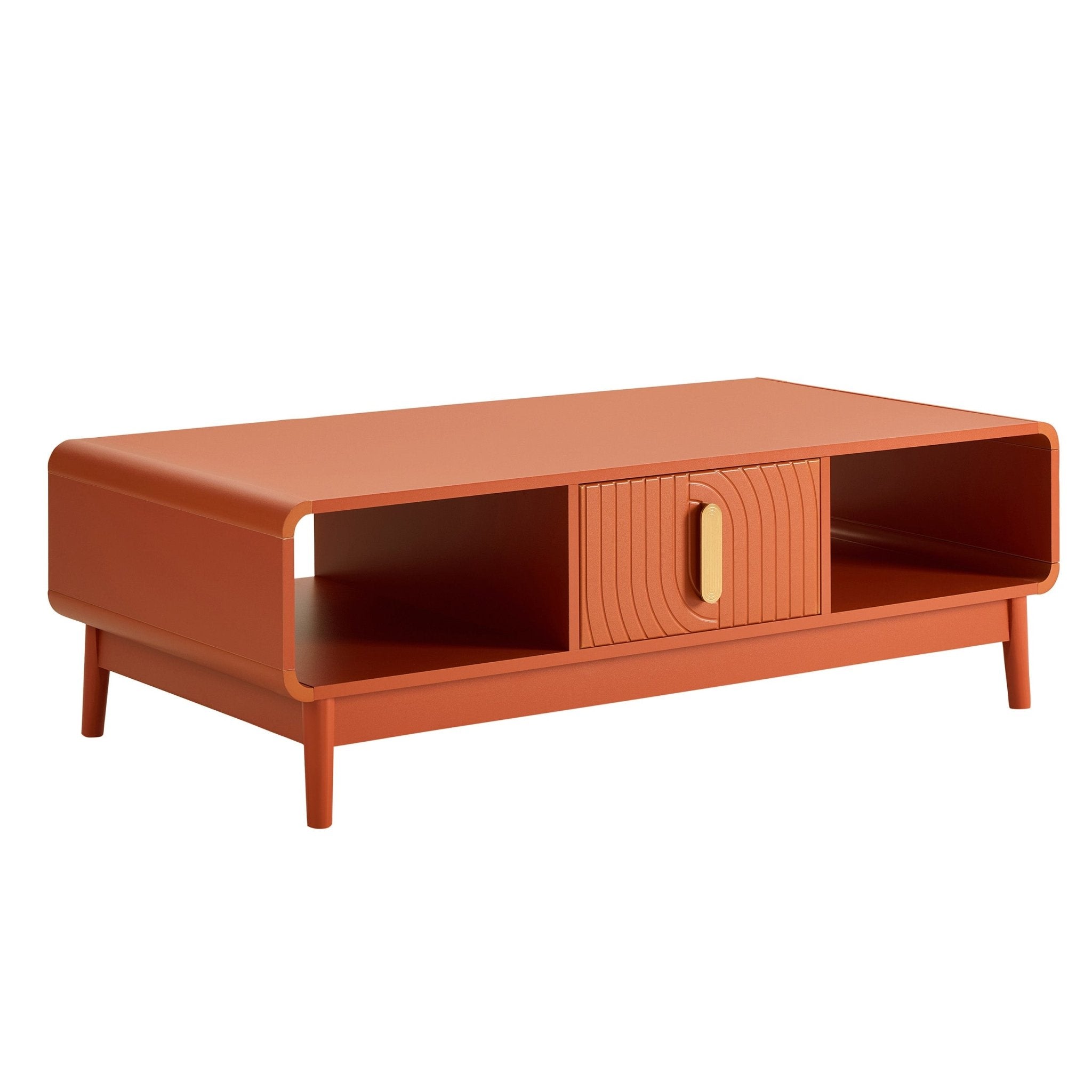 Dusklia - Marnie Coffee Table - Burnt Orange
