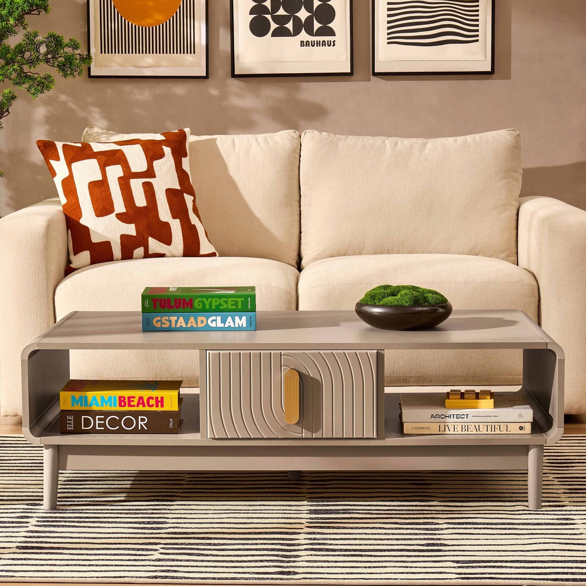 Dusklia - Marnie Coffee Table - Taupe