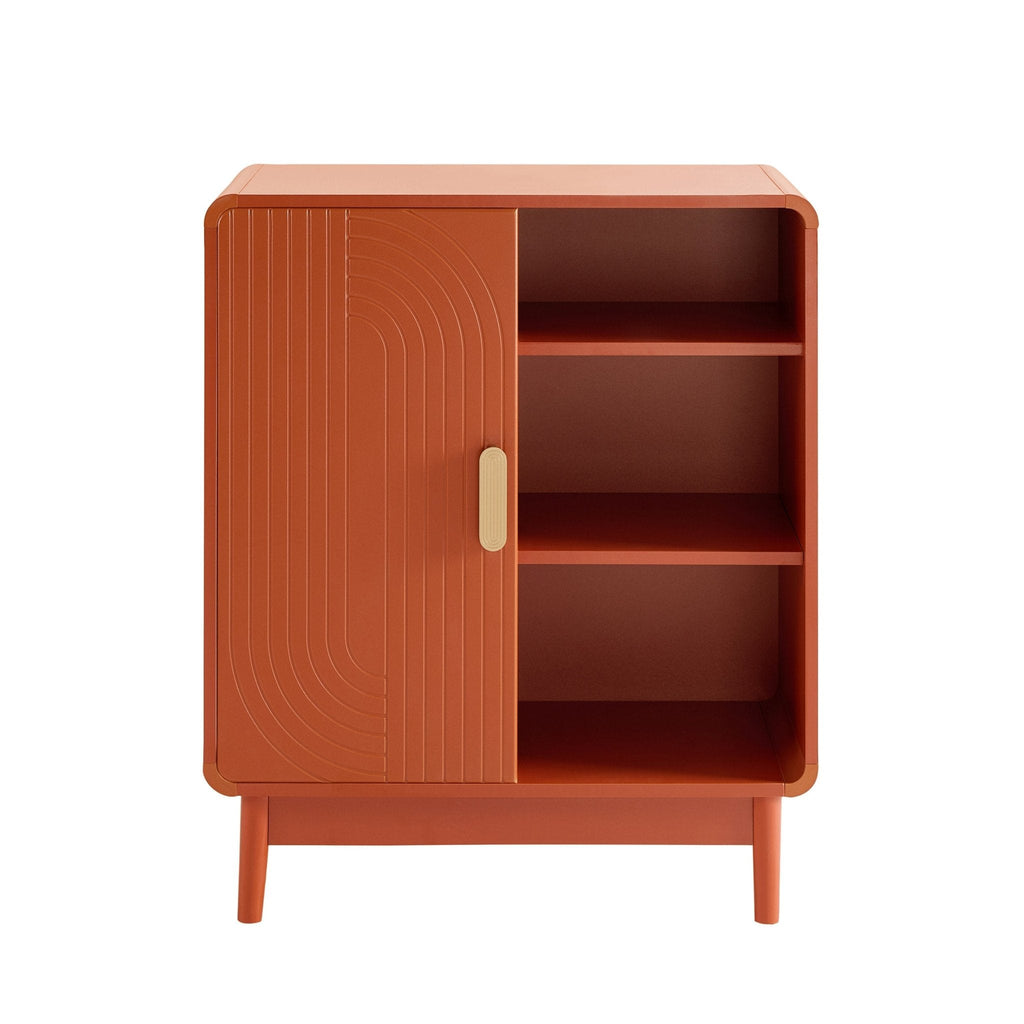Dusklia - Marnie Small Bookcase - Burnt Orange