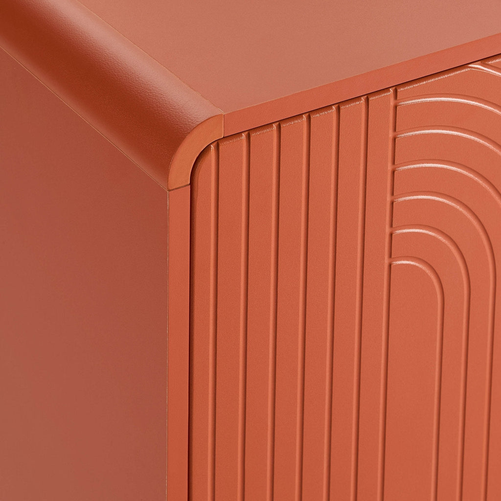 Dusklia - Marnie Small Bookcase - Burnt Orange