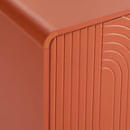 Dusklia - Marnie Small Bookcase - Burnt Orange