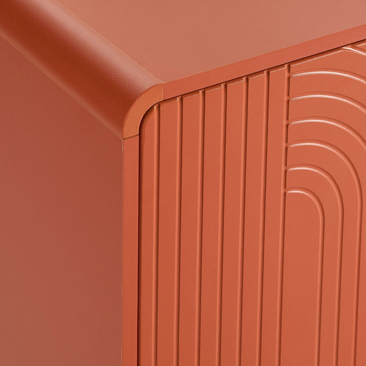 Dusklia - Marnie Small Bookcase - Burnt Orange