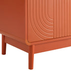 Dusklia - Marnie Small Bookcase - Burnt Orange