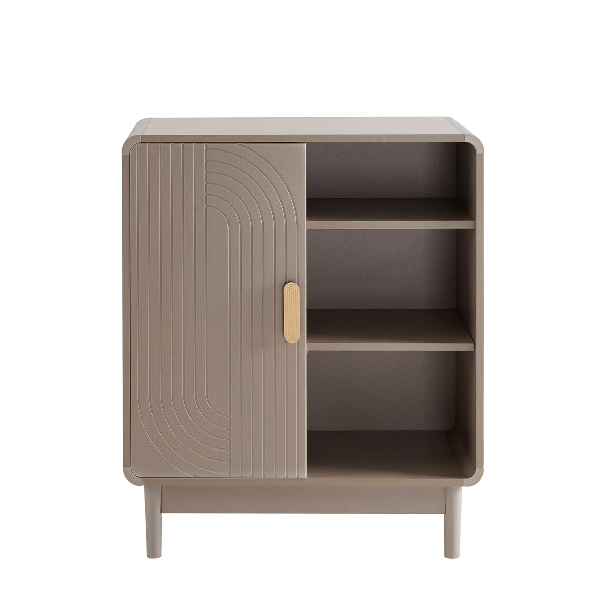 Dusklia - Marnie Small Bookcase - Taupe