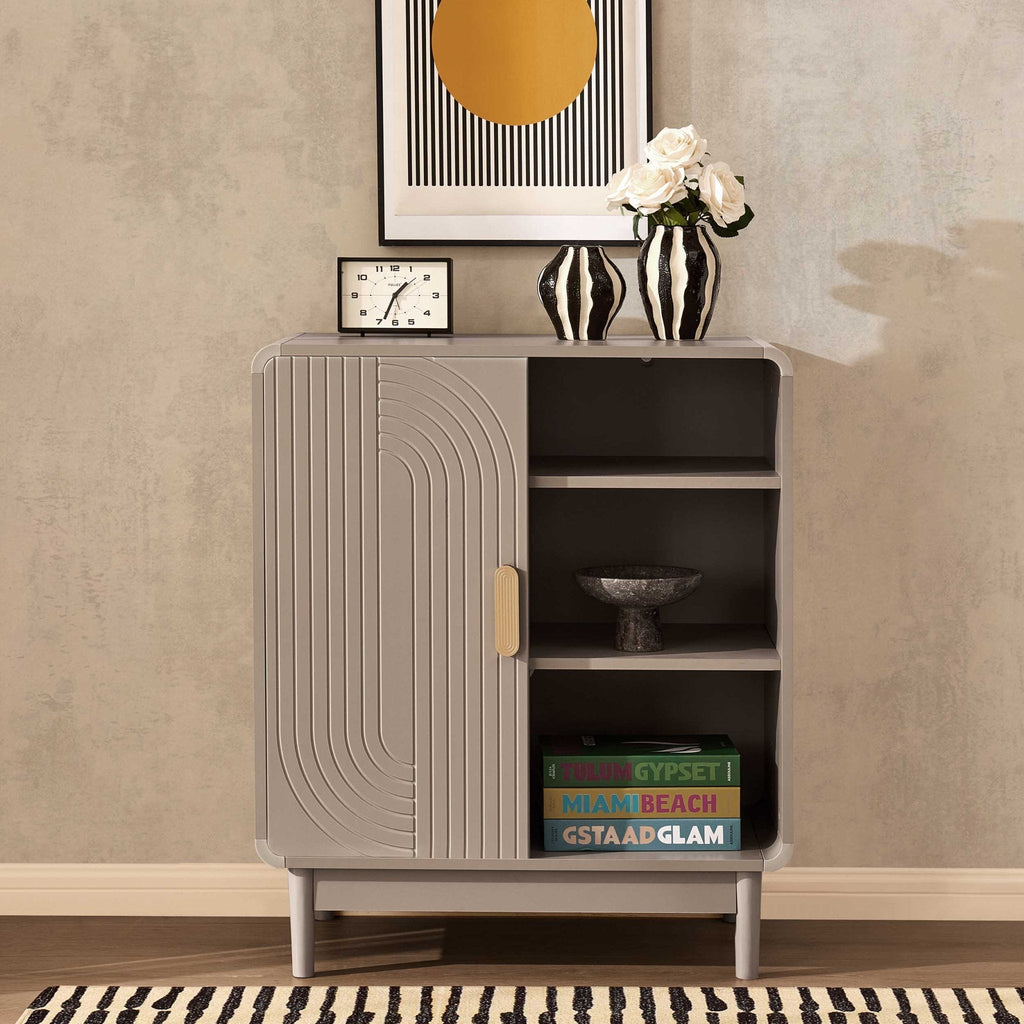 Dusklia - Marnie Small Bookcase - Taupe