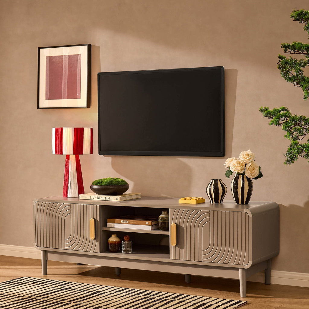 Dusklia - Marnie Tv Unit for TVs up to 60- Taupe