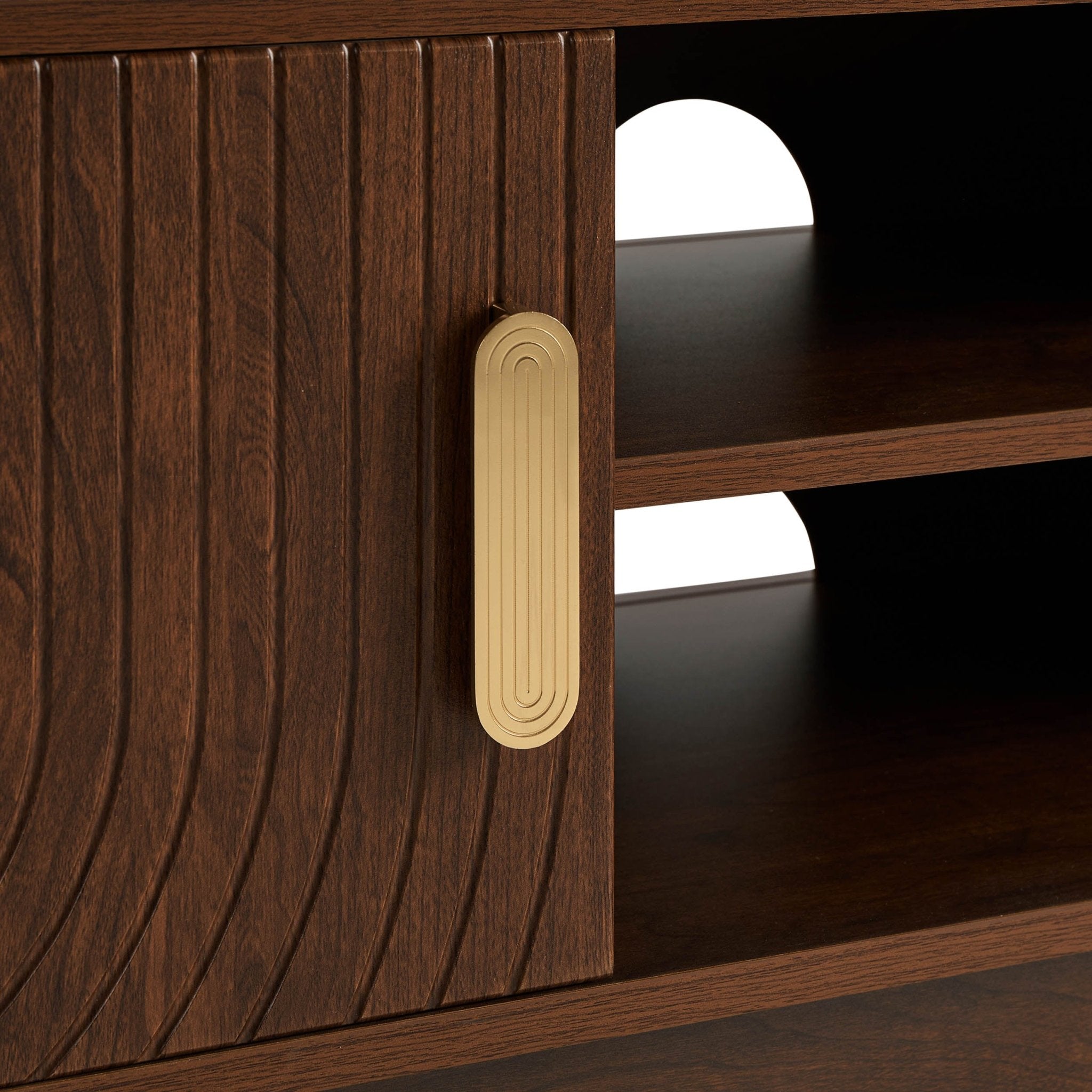 Dusklia - Marnie Tv Unit for TVs up to 60 - Walnut
