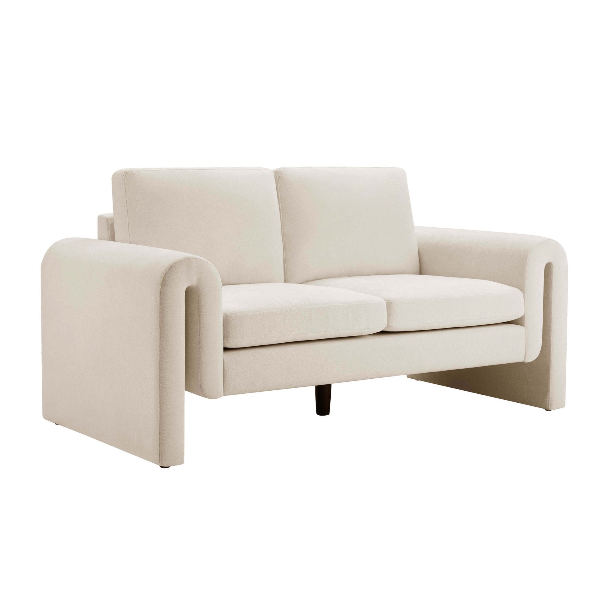 Dusklia - Marseille 2 Seater Sofa - Chenille Ivory