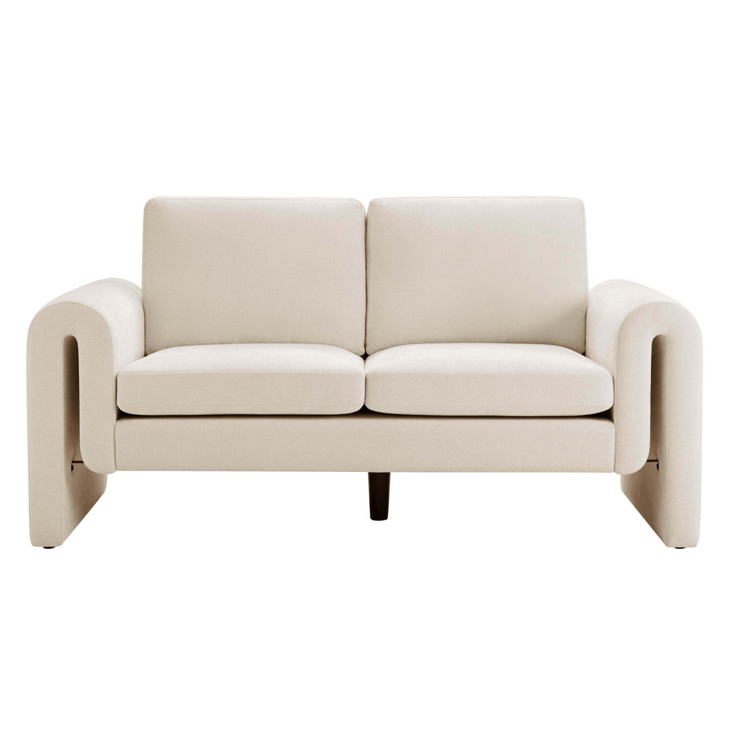 Dusklia - Marseille 2 Seater Sofa - Chenille Ivory