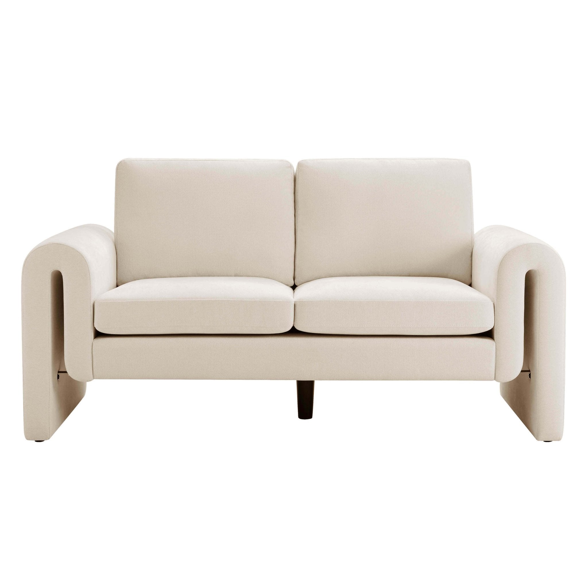 Dusklia - Marseille 2 Seater Sofa - Chenille Ivory