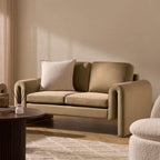 Dusklia - Marseille 2 Seater Sofa - Latte