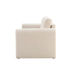 Dusklia - Marseille 3 Seater Sofa - Chenille Ivory