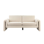 Dusklia - Marseille 3 Seater Sofa - Chenille Ivory