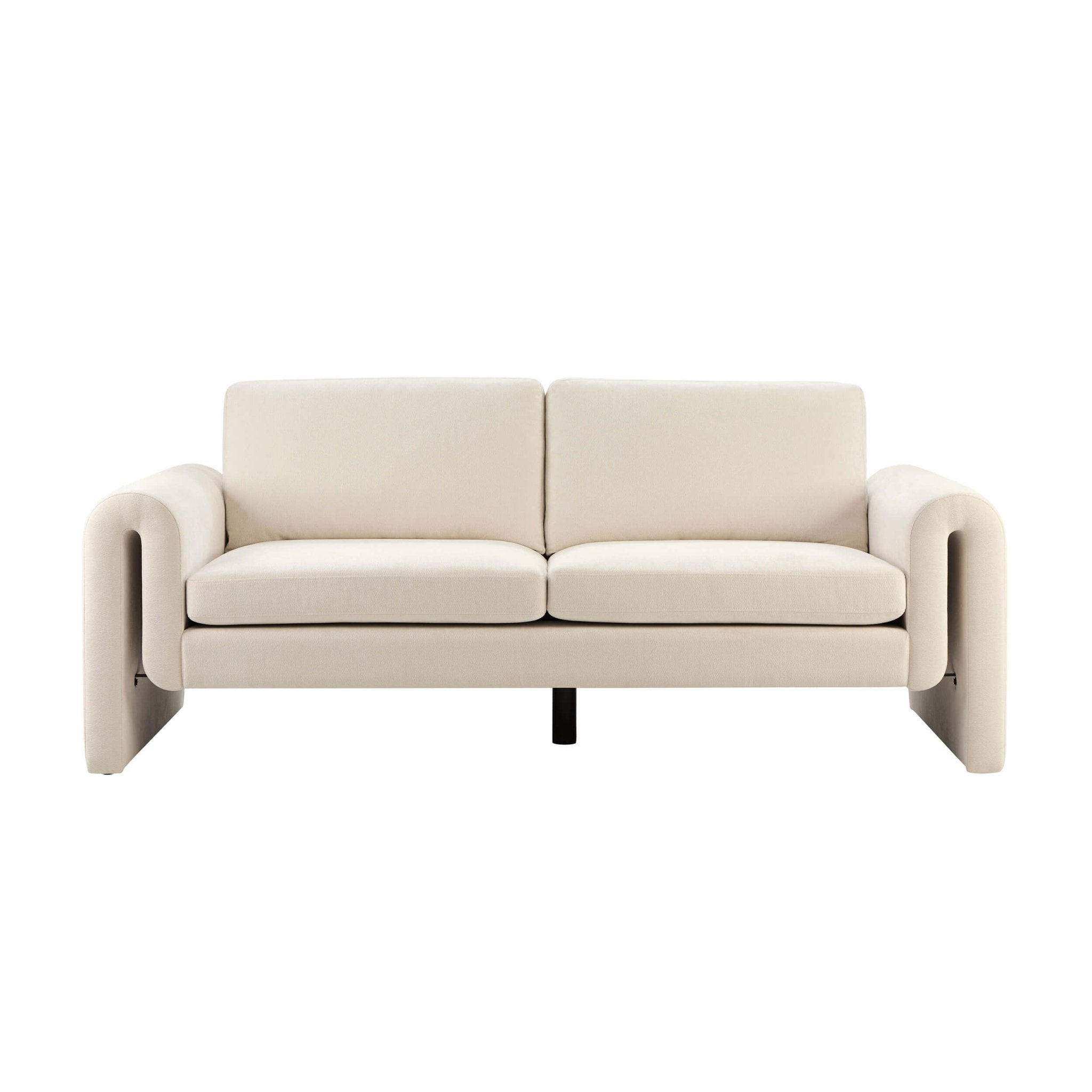 Dusklia - Marseille 3 Seater Sofa - Chenille Ivory