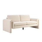 Dusklia - Marseille 3 Seater Sofa - Chenille Ivory