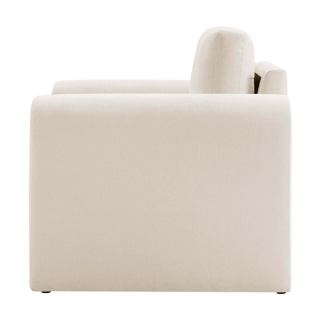 Dusklia - Marseille Armchair - Chenille Ivory
