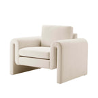 Dusklia - Marseille Armchair - Chenille Ivory