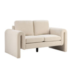 Dusklia - Marseille Small 2 Seater Sofa - Chenille Ivory