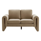 Dusklia - Marseille Small 2 Seater Sofa - Latte