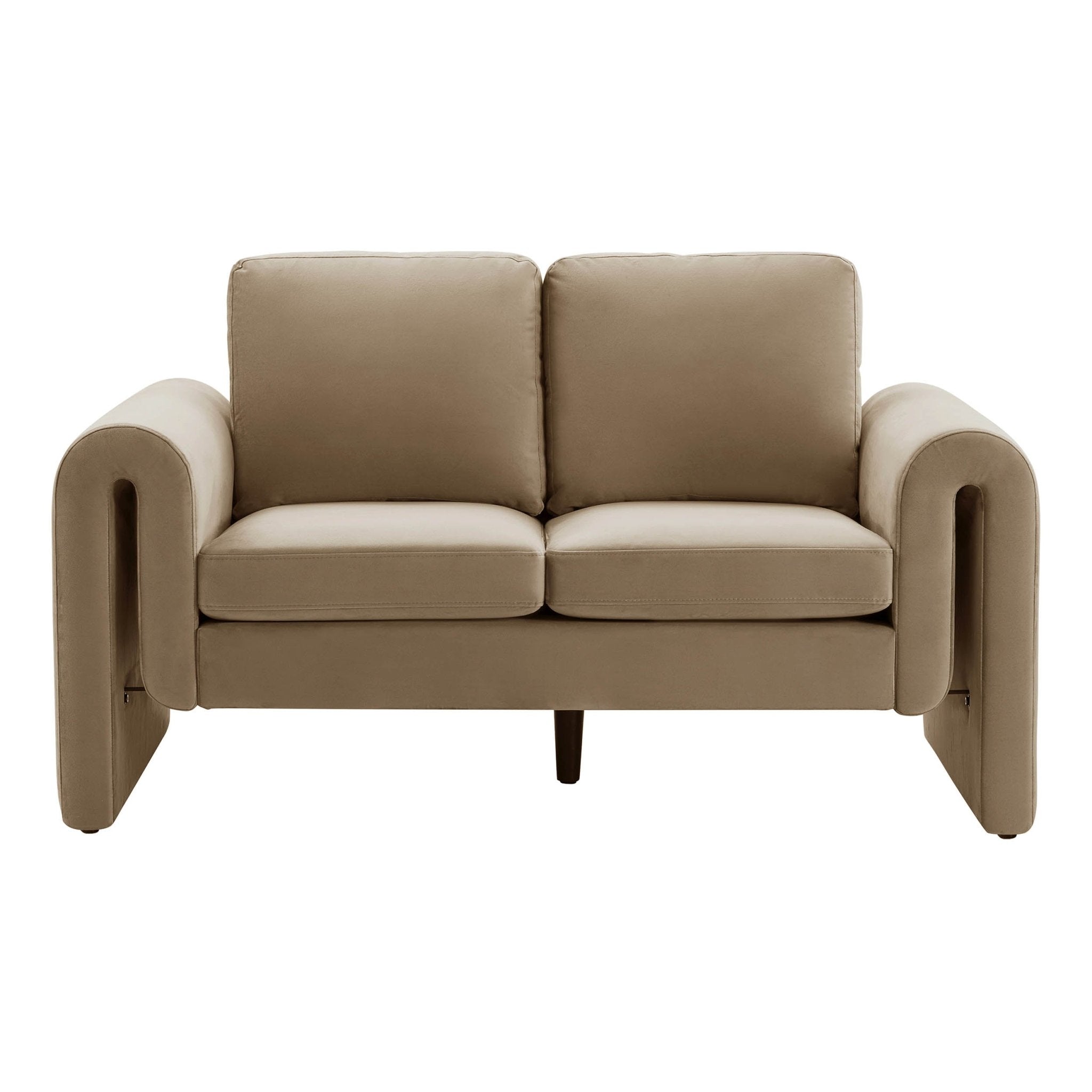 Dusklia - Marseille Small 2 Seater Sofa - Latte