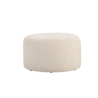 Dusklia - Marseille Pouffe - Chenille Ivory