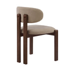 Dusklia - Matty Set of 2 Dining Chairs - Chenille Oatmeal