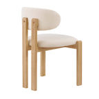 Dusklia - Matty Set of 2 Dining Chairs -  Cream Linen