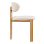 Dusklia - Matty Set of 2 Dining Chairs -  Cream Linen