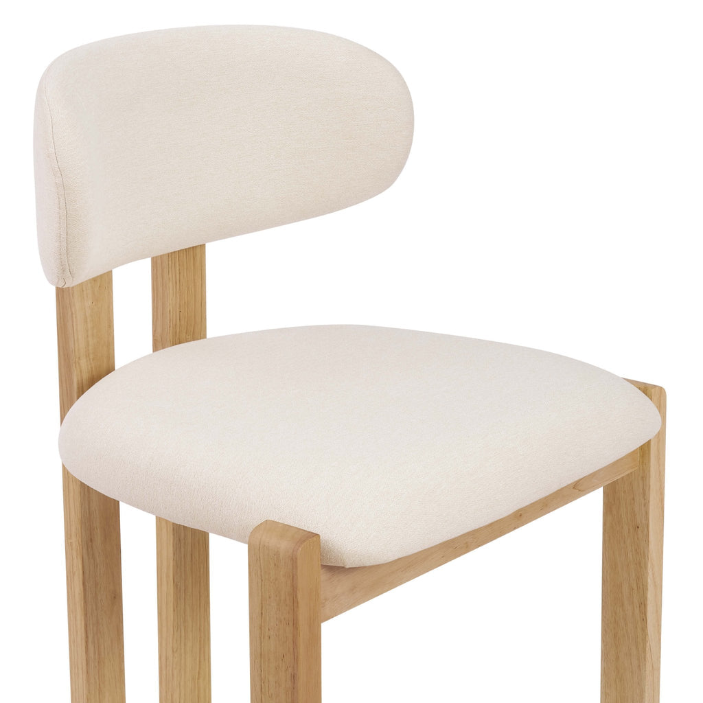 Dusklia - Matty Set of 2 Dining Chairs -  Cream Linen