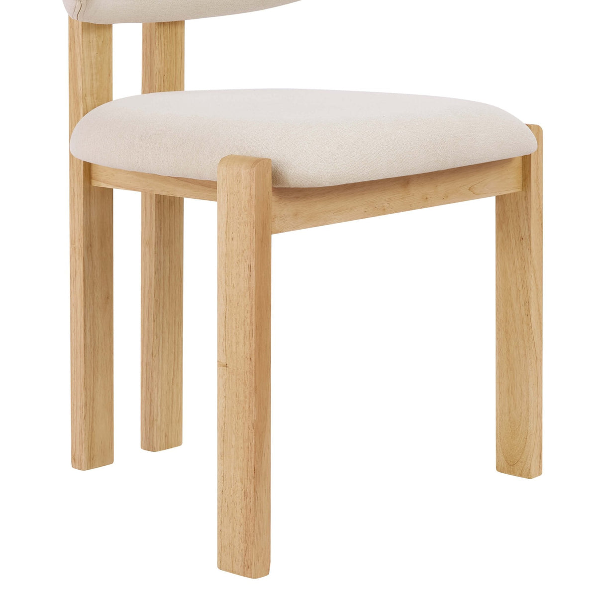 Dusklia - Matty Set of 2 Dining Chairs -  Cream Linen