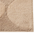 Dusklia - Maui Geo Circle Bath Mat - Natural
