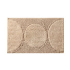 Dusklia - Maui Geo Circle Bath Mat - Natural