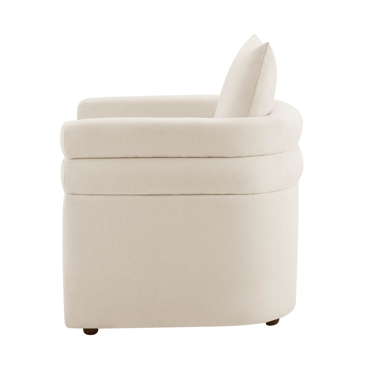 Dusklia - Maya Accent Chair - Cream Linen