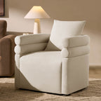 Dusklia - Maya Accent Chair - Cream Linen