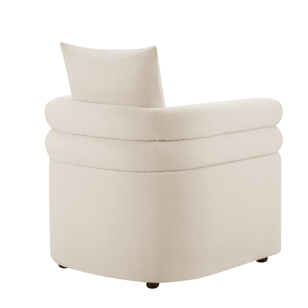Dusklia - Maya Accent Chair - Cream Linen