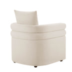 Dusklia - Maya Accent Chair - Cream Linen