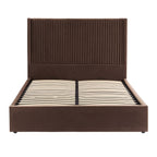 Dusklia - Melrose Ottoman Storage Bed - Cappuccino