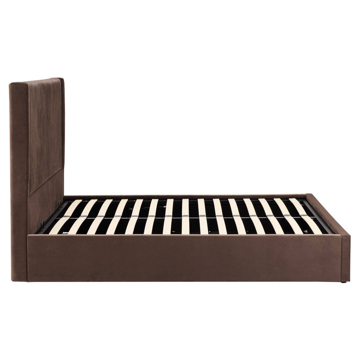 Dusklia - Melrose Ottoman Storage Bed - Cappuccino