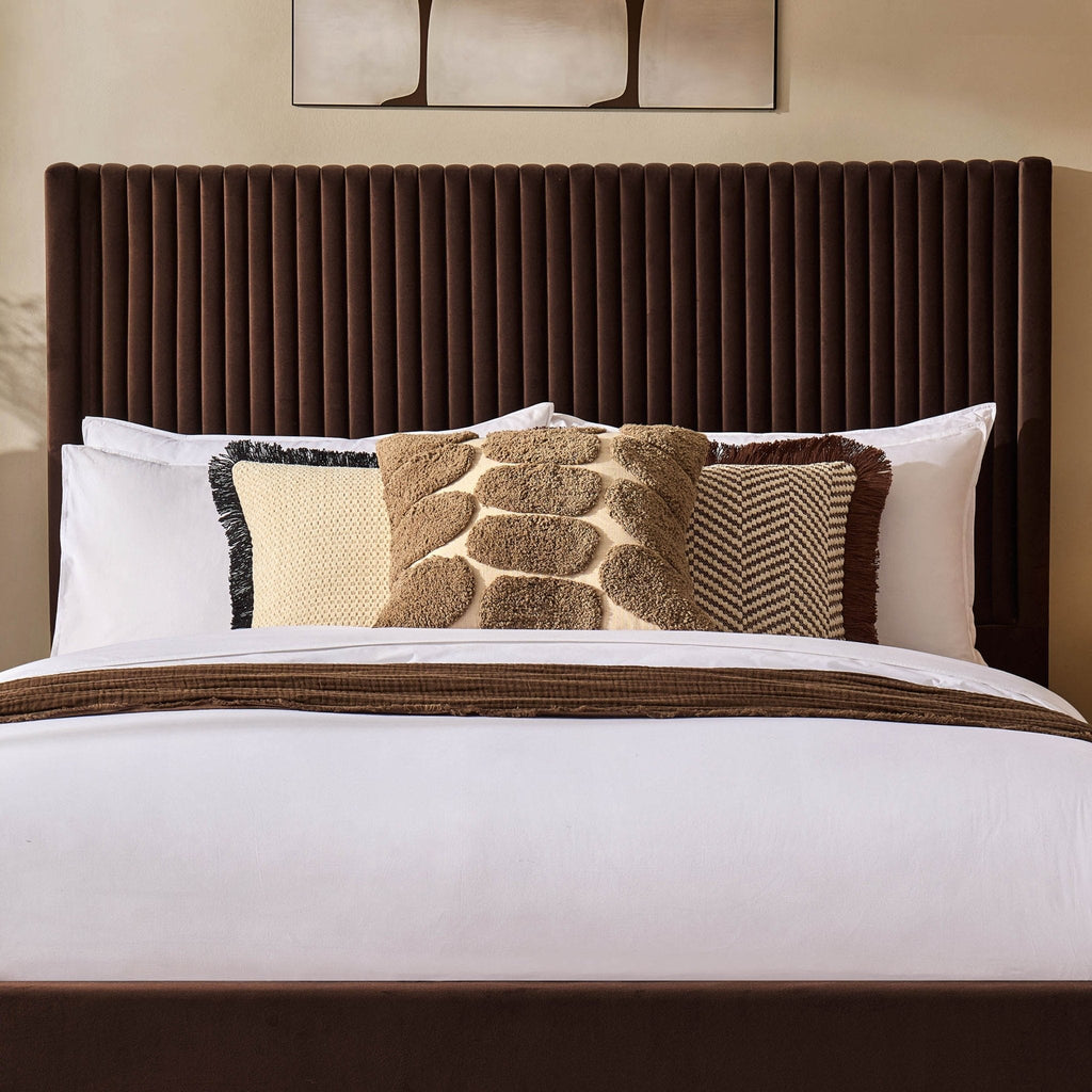 Dusklia - Melrose Ottoman Storage Bed - Cappuccino