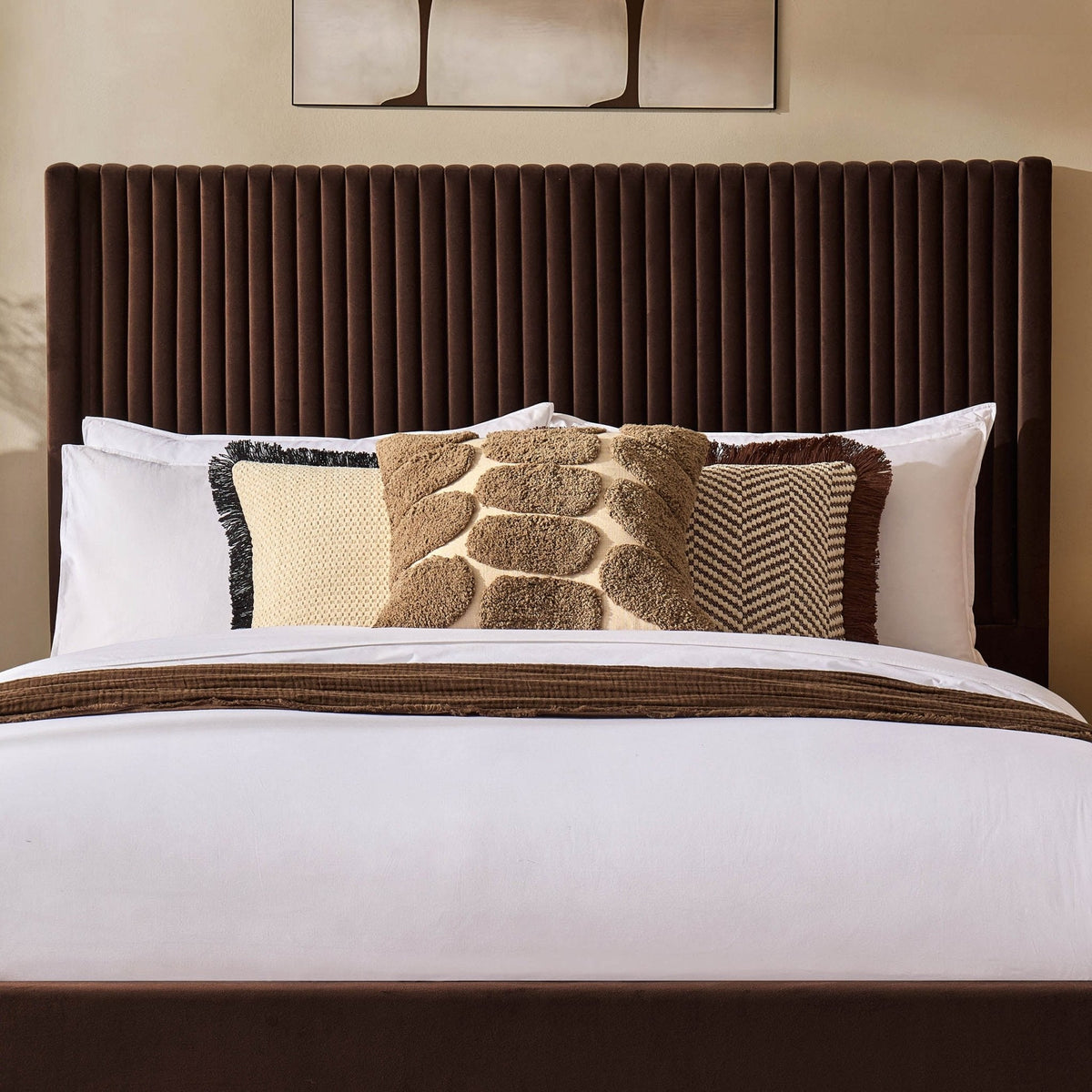 Dusklia - Melrose Ottoman Storage Bed - Cappuccino