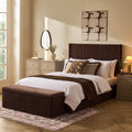 Dusklia - Melrose Ottoman Storage Bed - Cappuccino