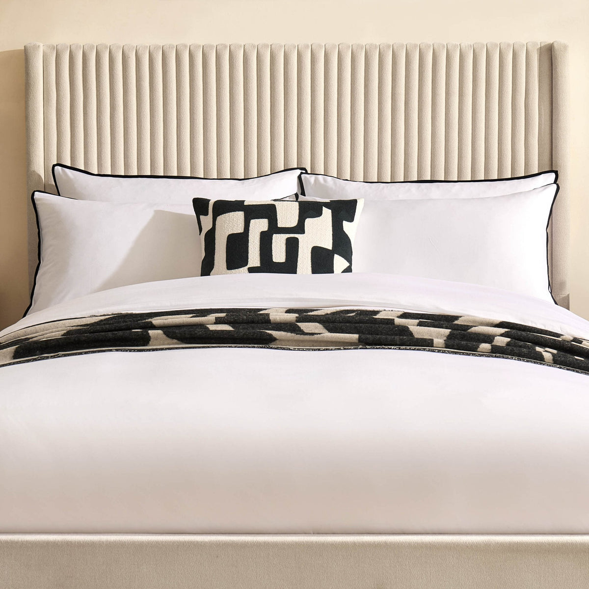 Dusklia - Melrose Ottoman Storage Bed - Chenille Ivory