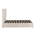 Dusklia - Melrose Ottoman Storage Bed - Chenille Ivory