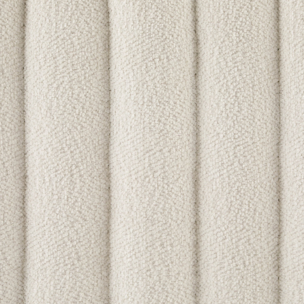 Dusklia - Melrose Ribbed Ottoman Storage Bench - Chenille Ivory