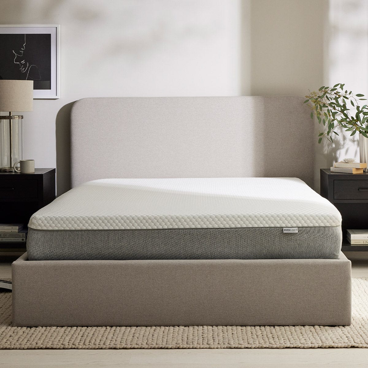 Dusklia - Memory Foam 2,000 Pocket Sprung Hybrid Mattress - Medium/Firm